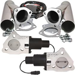 Quick Time Performance Dual 2.5 Inch Electric Exhaust Cutout Kit